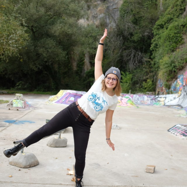 T-Shirt Voyage à bicyclette {coupe Femme - Naturel}
