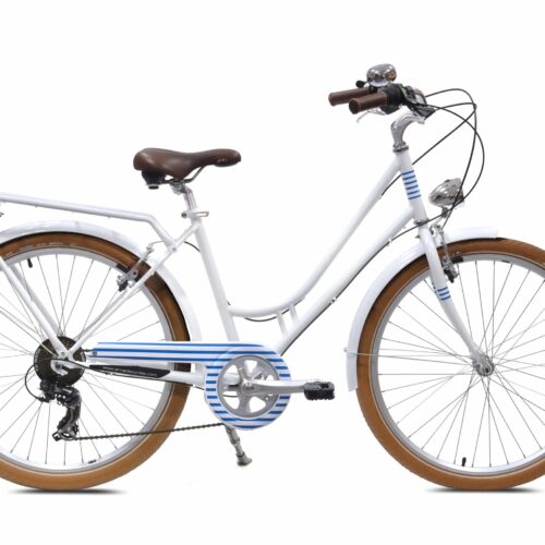 Vélo de ville Renaissance marinière dérailleur 6v- Arcade