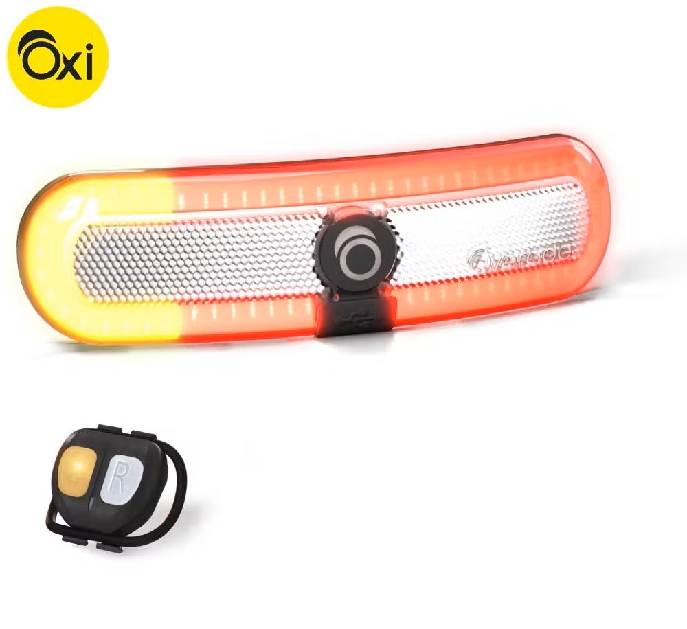 Eclairage clignotant pour casque Oxiturn starter lumière vélo + clignotants  | Overade