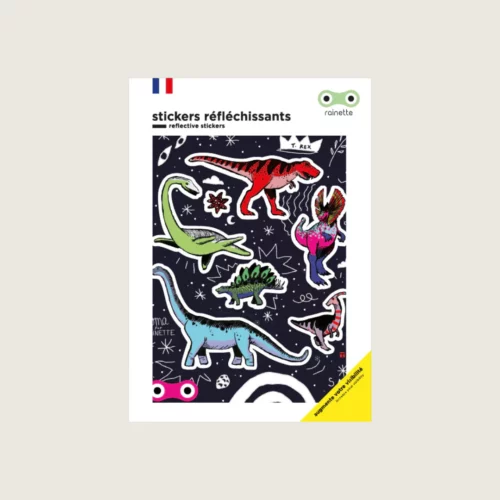 Sticker réfléchissant  - Rainette - Dino