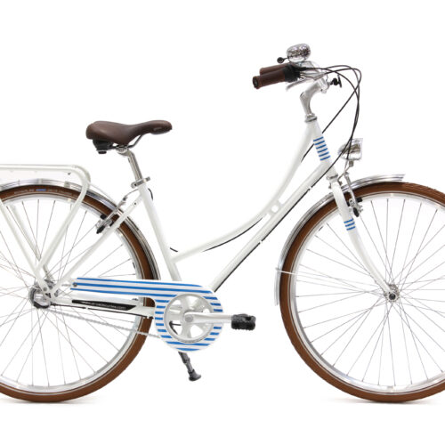Vélo de ville Coffee Marinière 3v nexus H45 (avec porte bagage)- Arcade