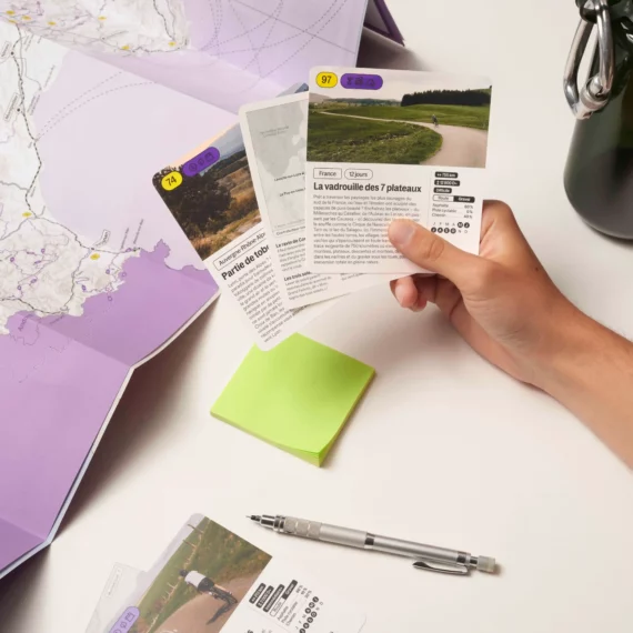Carte Recto Verso - Méthode d'Aventure les Others - 100 randonnées Vélo