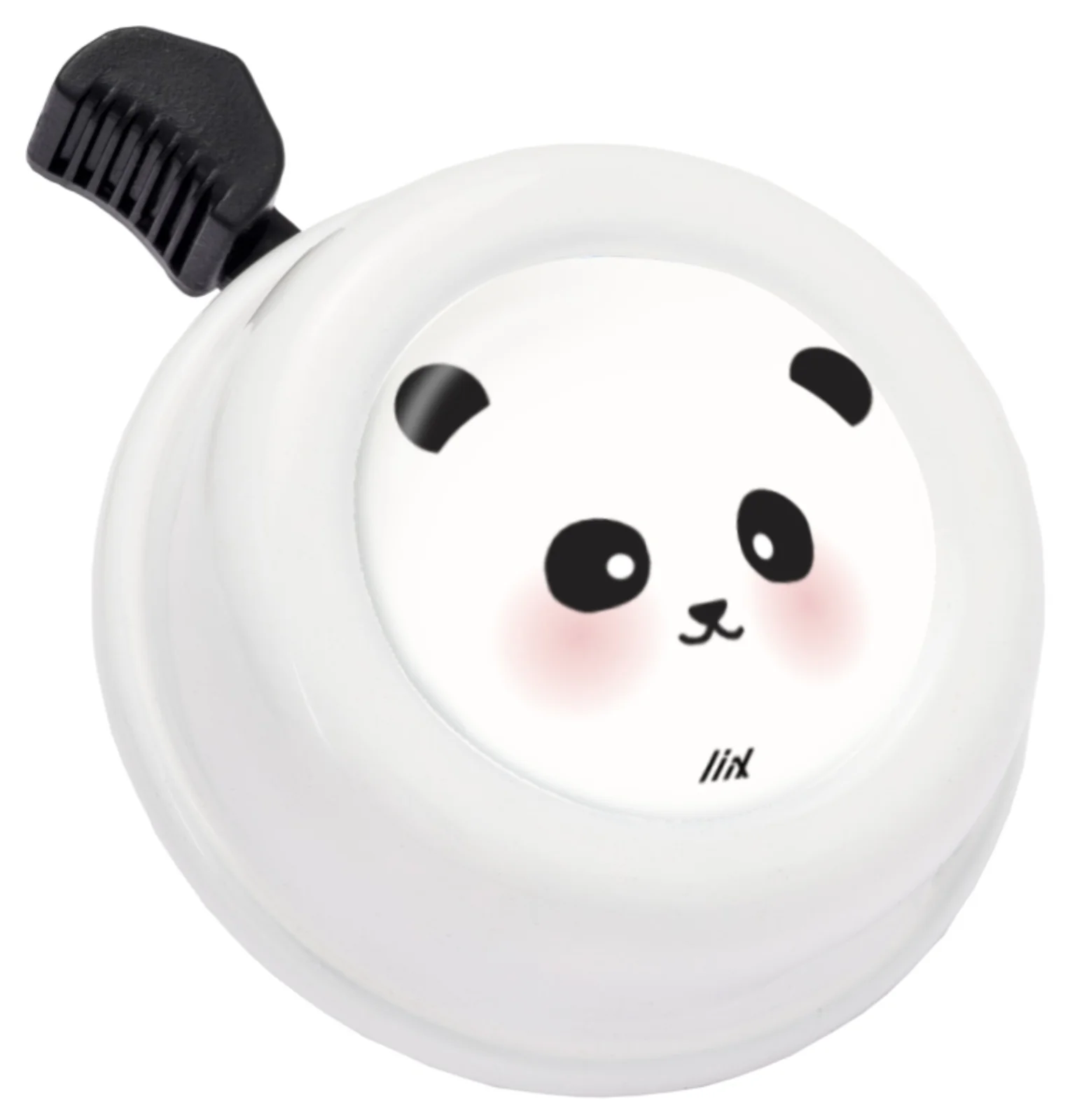 Sonnette de vélo Liix motif panda adorable blanc