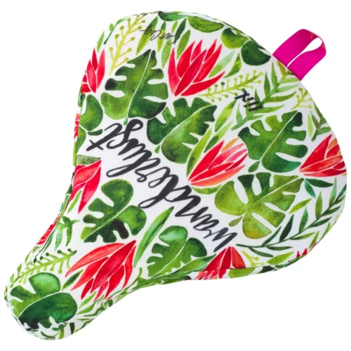 Couvre-selle de vélo Liix motif tropical Envie d’ailleurs