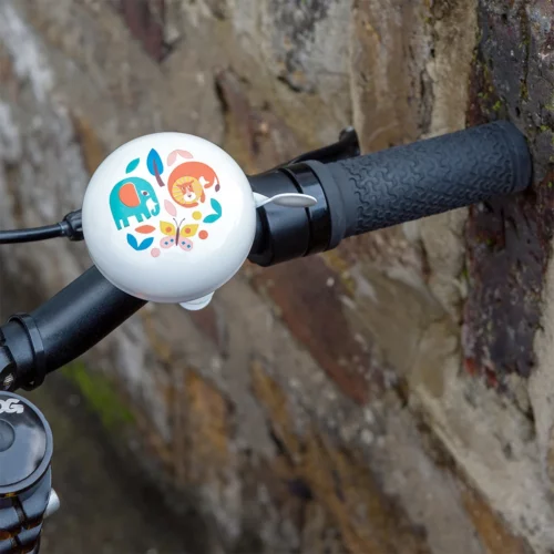 Sonnette de vélo – Animaux sauvages — en situation
