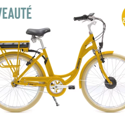 Vélo électrique Arcade e-colors jaune Honey Nexus 7