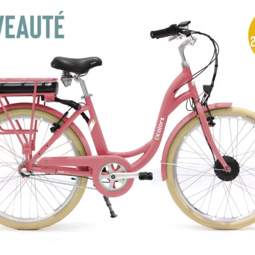 Vélo électrique Arcade e-colors rose antique Nexus 3